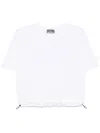 Herno Basic White Short-size T-shirt In White