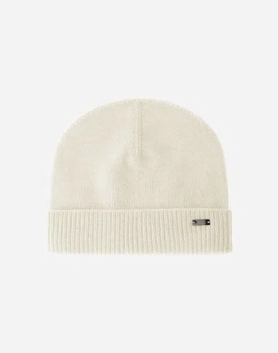 Herno インフィニティ ベーシック ニットキャップ In Cream