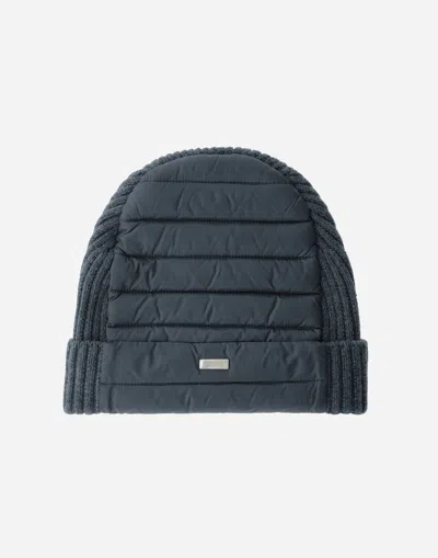 Herno ウルトラライトナイロン ビーニー In Navy Blue