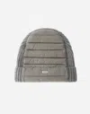 Herno Beanie In Nylon Ultralight In Light Grey