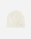 Herno Beanie In Plain Alpaca Wool In Cream