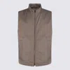 Herno Padded Vests With High Collar And Pockets