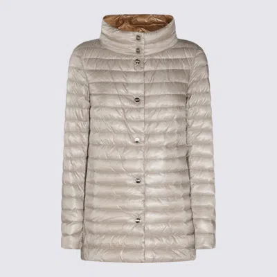 HERNO BEIGE DOWN JACKET