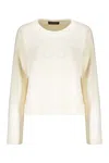 Herno Beige Elegant Sweater, Comfort And Modern Style In White