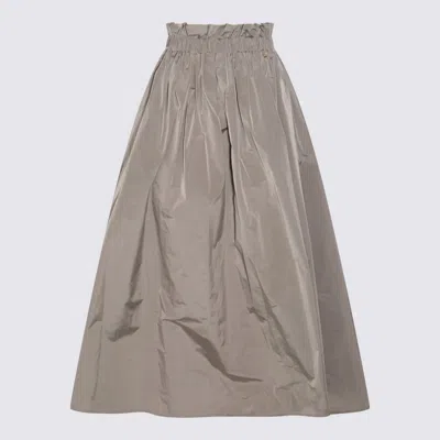 Herno Beige Midi Skirt