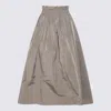 Herno Elastic Waist Skirt In Grey