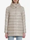 Herno Beige Nylon Amelia Down Jacket In Neutral