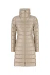 Herno Beige Nylon Down Jacket In Neutral