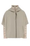 Herno Beige Cape-style Padded Jacket