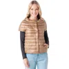 Herno Puffer Jackets With Short Sleeves And High Collar