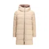 Herno Beige Polyester Full-length Jacket In Brown
