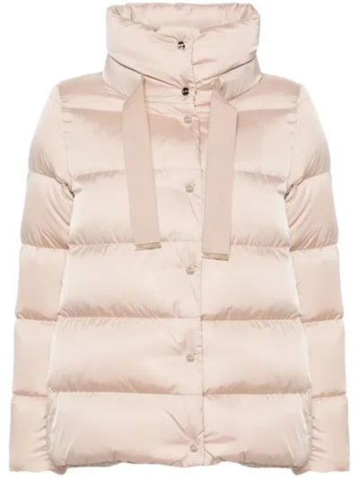 HERNO BEIGE PUFFER JACKET