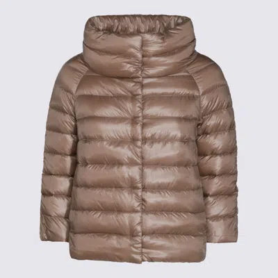 Herno Beige Sofia Down Jacket In Neutral