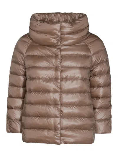 HERNO BEIGE SOFIA DOWN JACKET