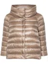 Herno Beige Sofia Short Down Jacket