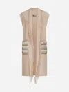 Herno Beige Warmy And Nylon Waistcoat
