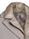 Herno Hood Insert Down Jacket In Beige