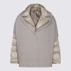 Herno Layered Padded Jacket In Chantilly