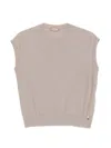 Herno Beige Wool Polyamide Sweater In Pink