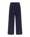 Herno Belt Loop Casual Pants In Blue