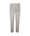 Herno Belt Loops Slacks In Gray