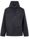 Herno Short Jacket With Drawstring And Pockets In Black