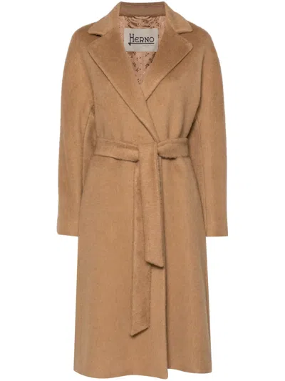 HERNO BELTED COAT