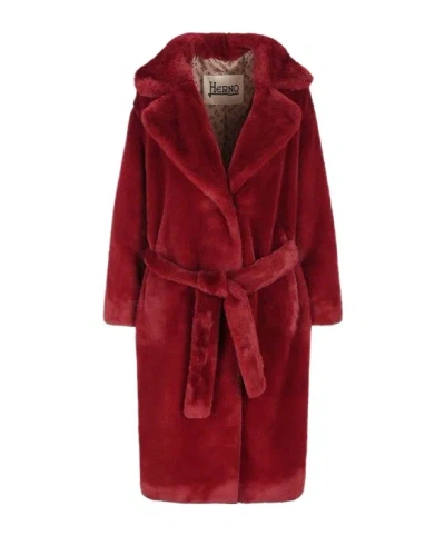HERNO BELTED COAT