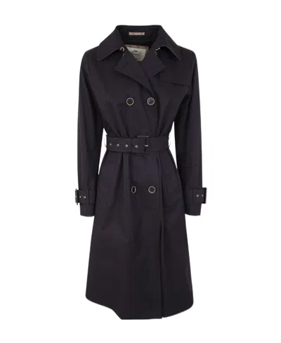 HERNO HERNO DOUBLE BREASTED BELTED COAT