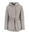 Herno Women Silk And Cashmere Kimono Jacket In Gray