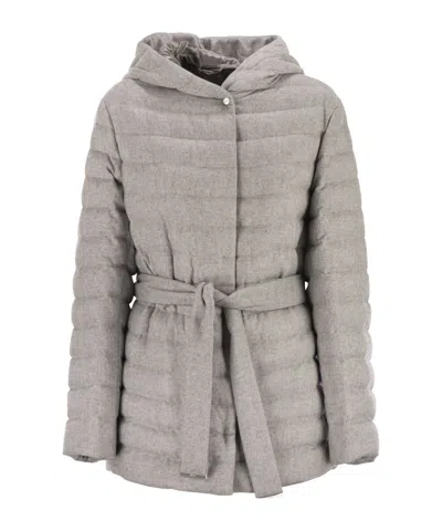HERNO HERNO QUILTED BELTED DOWN JACKET