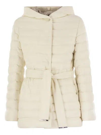 Herno Silk And Cashmere Kimono Jacket In Neutral