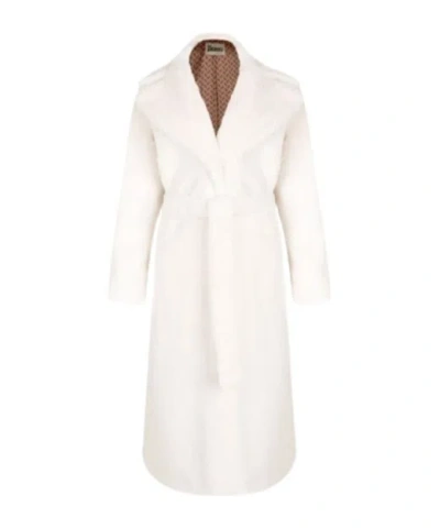 Herno Belted Waist Coat In White
