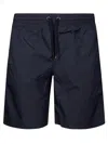 Herno Drawstring-waist Swim Shorts In Blue