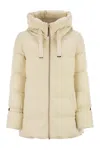 Herno Bi-stretch Lurex Wool Jacket In Neutral