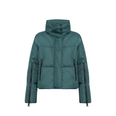 HERNO HERNO BICOLOR POLYAMIDE DOWN JACKET