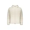 Herno Bicolor Polyamide Shell Jacket In White