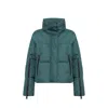 Herno Bicolor Polyamide Coat In Multi