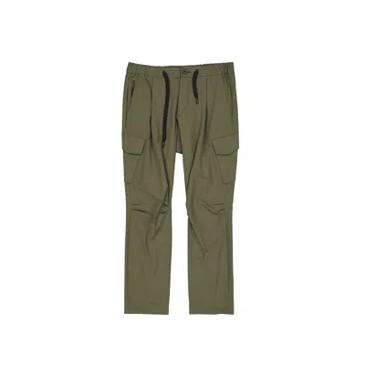 HERNO BICOLOR POLYESTER CARGO PANTS