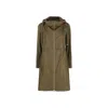 Herno Bicolor Polyester Coat In Multi