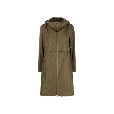 HERNO BICOLOR POLYESTER COAT