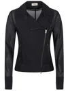 Herno Lightweight Black Jacket With Asymmetrical Zip