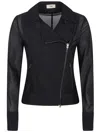Herno Lightweight Black Jacket With Asymmetrical Zip