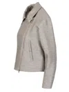 Herno Biker-style Jacket Jackets Brown In Brown