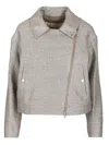Herno Biker-style Jacket Jackets Brown