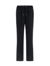Herno Wide Leg High Waist Satin Trousers For Women In Black