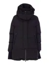 Herno Black Copped Down Jacket In Black