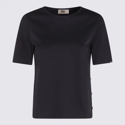 Herno Black Cotton T-shirt