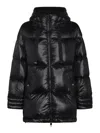 Herno Zip-up Puffer Jacket In Negro