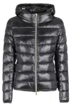Herno Black Down Jacket With Hood
